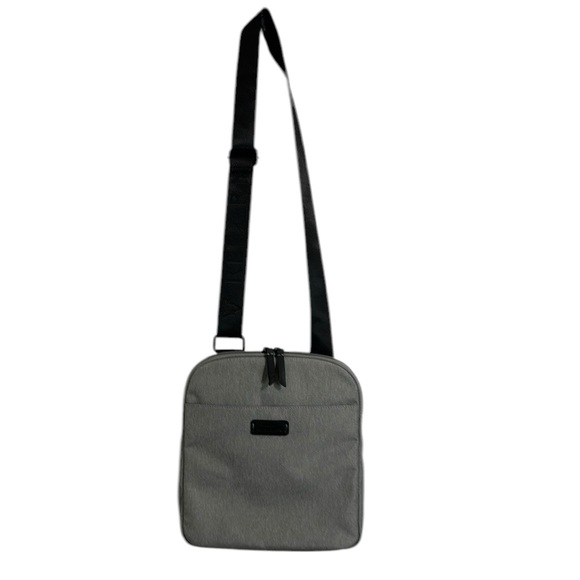 NWOT Bugatti Reborn Grey Slim Crossbody Bag Tablet Travel OS - Picture 2 of 15